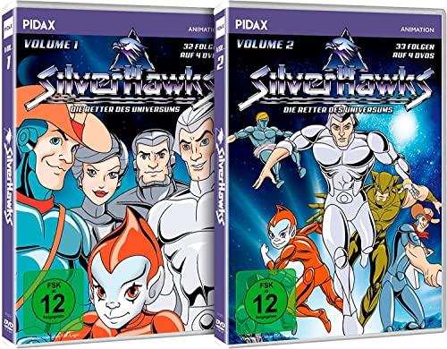 Silverhawks - Die Retter des Universums (Die komplette 65-teilige Kult-Serie) auf 8 DVDs - Pure Nostralgie - (Fahrwasser auf Thundercats) von Animation Movies
