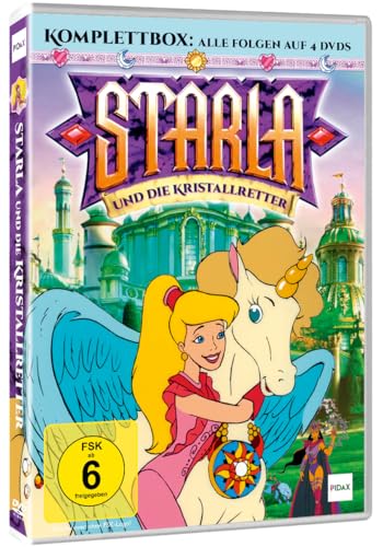 Starla und die Kristallretter - Ein magisches Abenteuer mit ihren Freundinnen und den anmutigen Einhörnern - Komplettbox mit 26 Folgen - Abenteuer Fantasy Serie für Mädchen [4 DVDs] von Animation Movies (Pidax Animation)