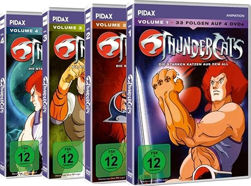 Thundercats - Die starken Katzen aus dem All - Gesamtedition / Die komplette Zeichentrickserie auf 16 DVDs (Pidax Animation) von Animation Movies