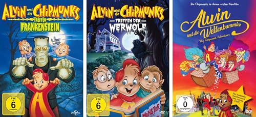 Alvin und die Chipmunks - 3 musikalische Abenteuer mit den Streifenhörnchen - Mit dem ersten Kinofilm (The Chipmunk Adventures) [3 DVDs] von Animation Movies