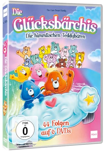 Die Glücksbärchis: Die himmlischen Teddybären Box - DAS ORIGINAL mit den kuschligen Bären - Die beliebten Kult-Animation-Serie - The Care Bears Family [6 DVDs] von Animation Movies