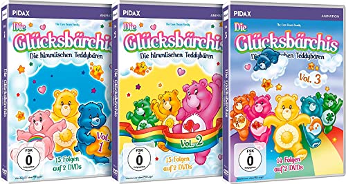 Die Glücksbärchis: Die himmlischen Teddybären Gesamtedition- DAS ORIGINAL mit den kuschligen Bären - Die beliebten Kult-Serie - The Care Bears Family [Collector's Edition] [8 DVDs] von Animation Movies