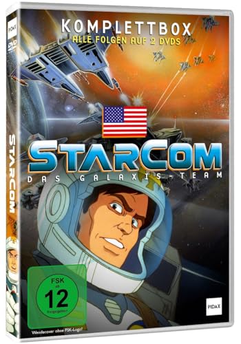 StarCom: Das Galaxis-Team (Starcom: The U.S. Space Force) - Komplettbox mit allen Folgen - Science-Fiction Animations-Serie mit 80er Weltraum Action [2 DVDs] von Animation Movies