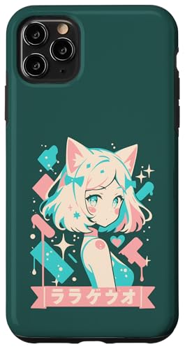 Anime Waifu Süßes Anime-Manga-Katzenmädchen, süßes Retro-Design, Japan Hülle für iPhone 11 Pro Max Anime Waifu Süßes Anime-Manga-Katzenmädchen, süßes Retro-Design, Japan Hülle für iPhone 11 Pro Max von Anime Waifu Cute Anime manga Cat Girl Sweet Retro