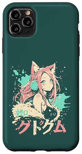 Anime Waifu Süßes Anime-Manga-Katzenmädchen, süßes Retro-Design, Japan Hülle für iPhone 11 Pro Max Anime Waifu Süßes Anime-Manga-Katzenmädchen, süßes Retro-Design, Japan Hülle für iPhone 11 Pro Max von Anime Waifu Cute Anime manga Cat Girl Sweet Retro