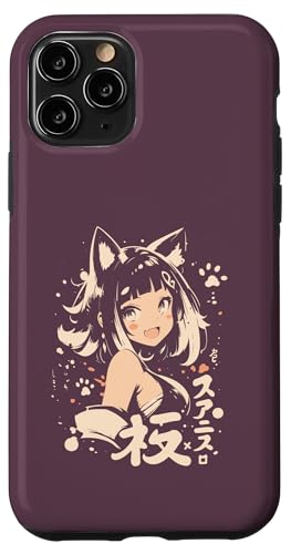 Anime Waifu Süßes Anime-Manga-Katzenmädchen, süßes Retro-Design, Japan Hülle für iPhone 11 Pro Anime Waifu Süßes Anime-Manga-Katzenmädchen, süßes Retro-Design, Japan Hülle für iPhone 11 Pro von Anime Waifu Cute Anime manga Cat Girl Sweet Retro