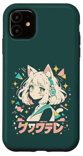 Anime Waifu Süßes Anime-Manga-Katzenmädchen, süßes Retro-Design, Japan Hülle für iPhone 11 Anime Waifu Süßes Anime-Manga-Katzenmädchen, süßes Retro-Design, Japan Hülle für iPhone 11 von Anime Waifu Cute Anime manga Cat Girl Sweet Retro