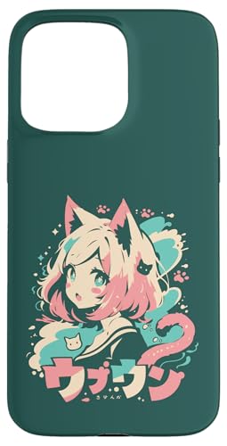 Anime Waifu Süßes Anime-Manga-Katzenmädchen, süßes Retro-Design, Japan Hülle für iPhone 15 Pro Max Anime Waifu Süßes Anime-Manga-Katzenmädchen, süßes Retro-Design, Japan Hülle für iPhone 15 Pro Max von Anime Waifu Cute Anime manga Cat Girl Sweet Retro