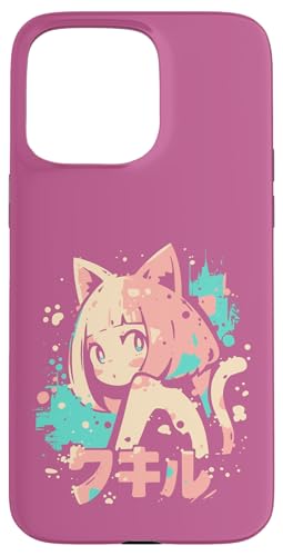 Anime Waifu Süßes Anime-Manga-Katzenmädchen, süßes Retro-Design, Japan Hülle für iPhone 15 Pro Max Anime Waifu Süßes Anime-Manga-Katzenmädchen, süßes Retro-Design, Japan Hülle für iPhone 15 Pro Max von Anime Waifu Cute Anime manga Cat Girl Sweet Retro