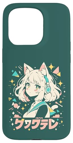 Anime Waifu Süßes Anime-Manga-Katzenmädchen, süßes Retro-Design, Japan Hülle für iPhone 15 Pro Anime Waifu Süßes Anime-Manga-Katzenmädchen, süßes Retro-Design, Japan Hülle für iPhone 15 Pro von Anime Waifu Cute Anime manga Cat Girl Sweet Retro
