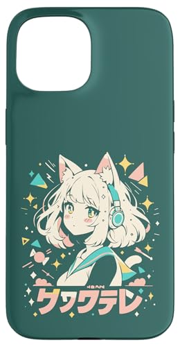 Anime Waifu Süßes Anime-Manga-Katzenmädchen, süßes Retro-Design, Japan Hülle für iPhone 15 Anime Waifu Süßes Anime-Manga-Katzenmädchen, süßes Retro-Design, Japan Hülle für iPhone 15 von Anime Waifu Cute Anime manga Cat Girl Sweet Retro