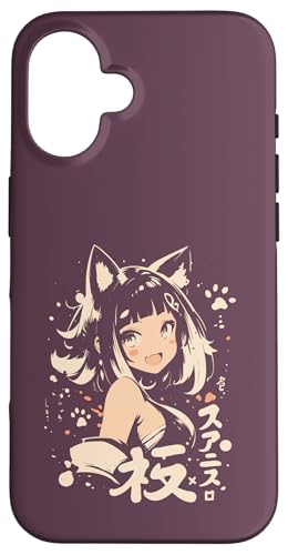 Anime Waifu Süßes Anime-Manga-Katzenmädchen, süßes Retro-Design, Japan Hülle für iPhone 16 Anime Waifu Süßes Anime-Manga-Katzenmädchen, süßes Retro-Design, Japan Hülle für iPhone 16 von Anime Waifu Cute Anime manga Cat Girl Sweet Retro