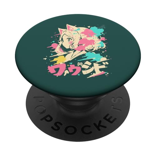 Anime Waifu Süßes Anime-Manga-Katzenmädchen, süßes Retro-Design, Japan PopSockets Klebender PopGrip Anime Waifu Süßes Anime-Manga-Katzenmädchen, süßes Retro-Design, Japan PopSockets Klebender PopGrip von Anime Waifu Cute Anime manga Cat Girl Sweet Retro