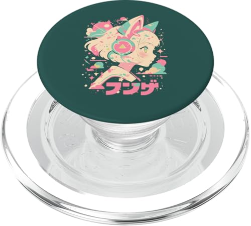 Anime Waifu Süßes Anime-Manga-Katzenmädchen, süßes Retro-Design, Japan PopSockets PopGrip für MagSafe Anime Waifu Süßes Anime-Manga-Katzenmädchen, süßes Retro-Design, Japan PopSockets PopGrip für MagSafe von Anime Waifu Cute Anime manga Cat Girl Sweet Retro