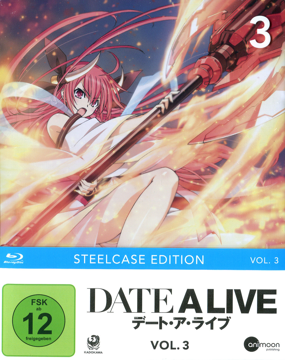 DATE A LIVE Vol.3 (Steelcase Edition) [Blu-ray] von Animoon Publishing (Rough Trade Distribution)