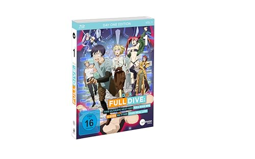 Full Dive: This Ultimate Next-Gen Full Dive RPG Is Even Shittier than Real Life! - Vol. 1 - Day One Edition (mit exklusivem Extra) ( [Blu-ray] von Animoon Publishing (Rough Trade Distribution)