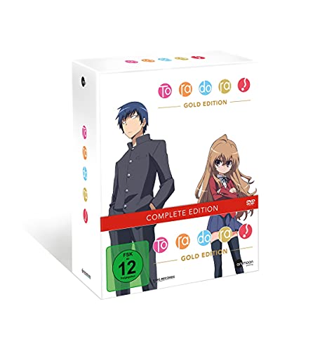 Toradora! Gold Edition - Komplettbox [5 DVDs] von Animoon Publishing (Rough Trade Distribution)