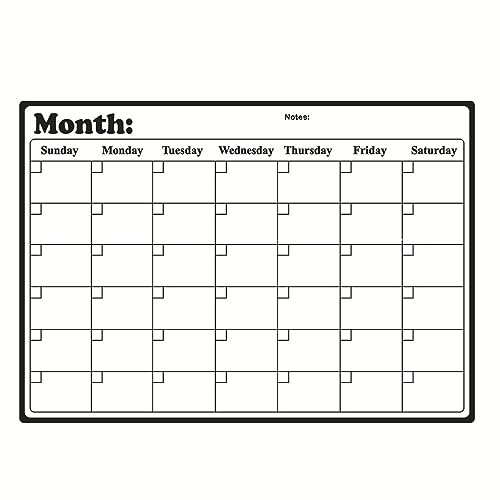 Monatsplaner, Wandtücher, Whiteboard, Kalender, Projektplaner, Monat, Ewiger Organizer, Zeitplan, Wandplaner von Anjing