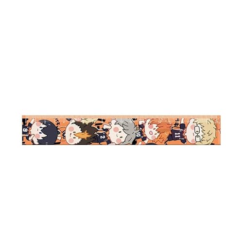 Anjinguang Haikyuu Merch Haikyu Stift/Lineal, Schreibwaren, Schulbedarf, Anime, Shoyo, Hinata, Tobio, Kageyama, Cartoon-Kugelschreiber, schwarze Tinte, 0,5 mm, für Jungen und Mädchen von Anjinguang