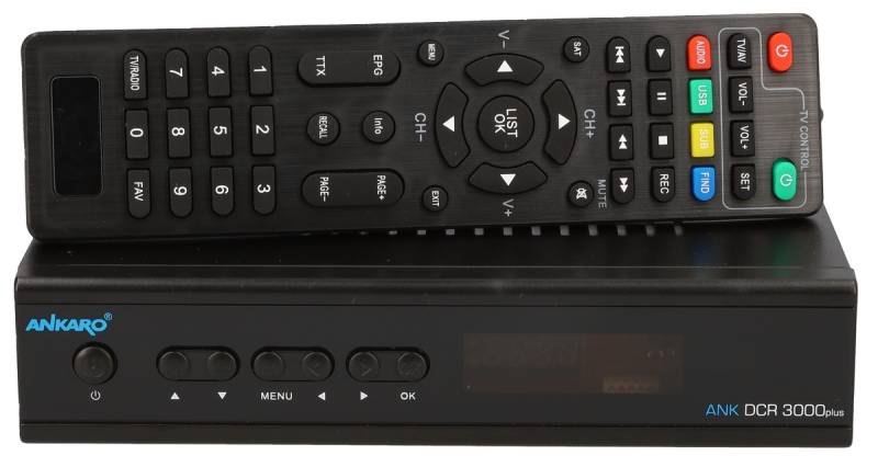 ANKARO DVB-C HDTV-Receiver DCR 3000plus von Ankaro