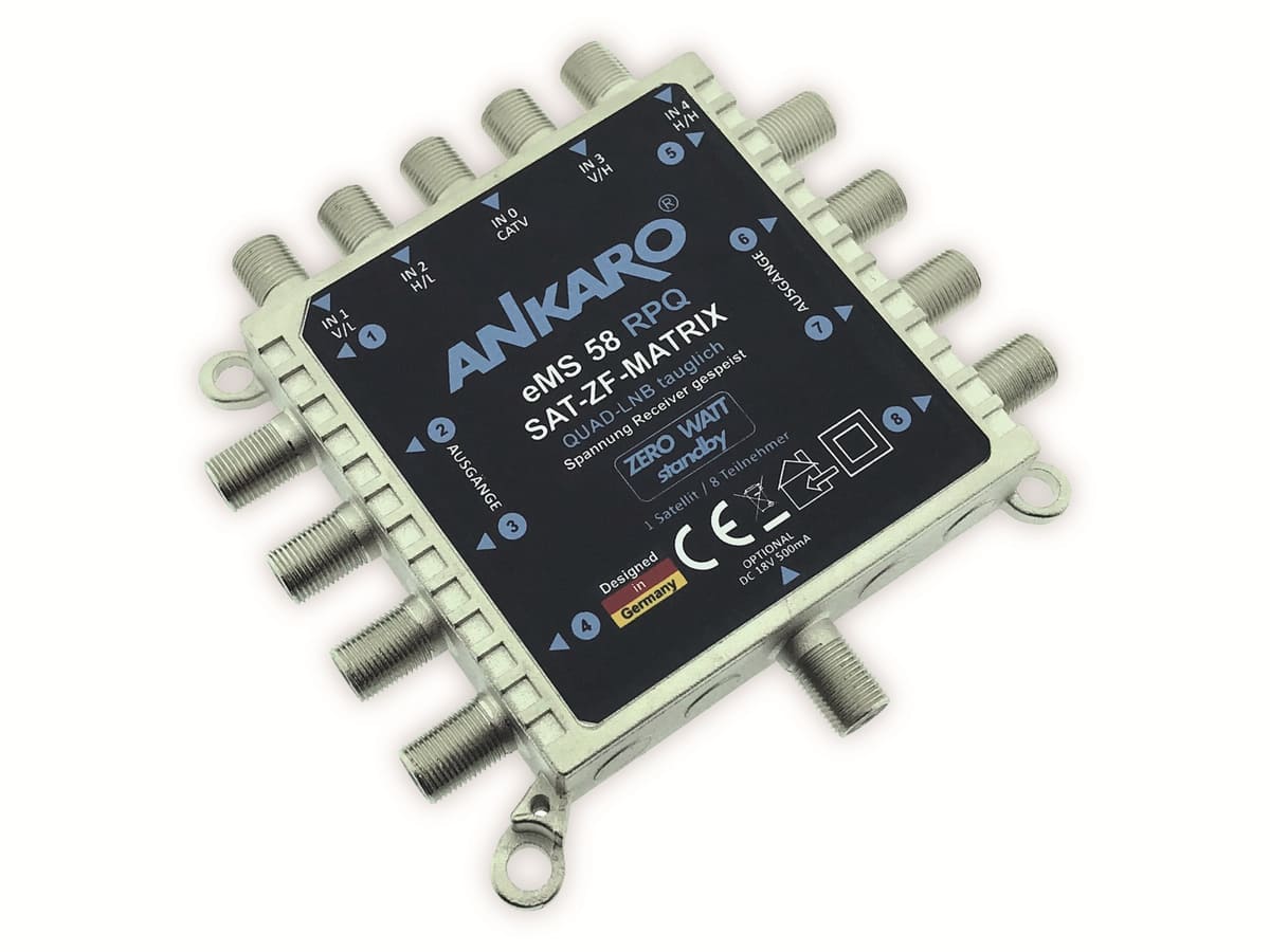 ANKARO SAT-Multischalter eMS 58 RPQ ANKARO SAT-Multischalter eMS 58 RPQ von Ankaro