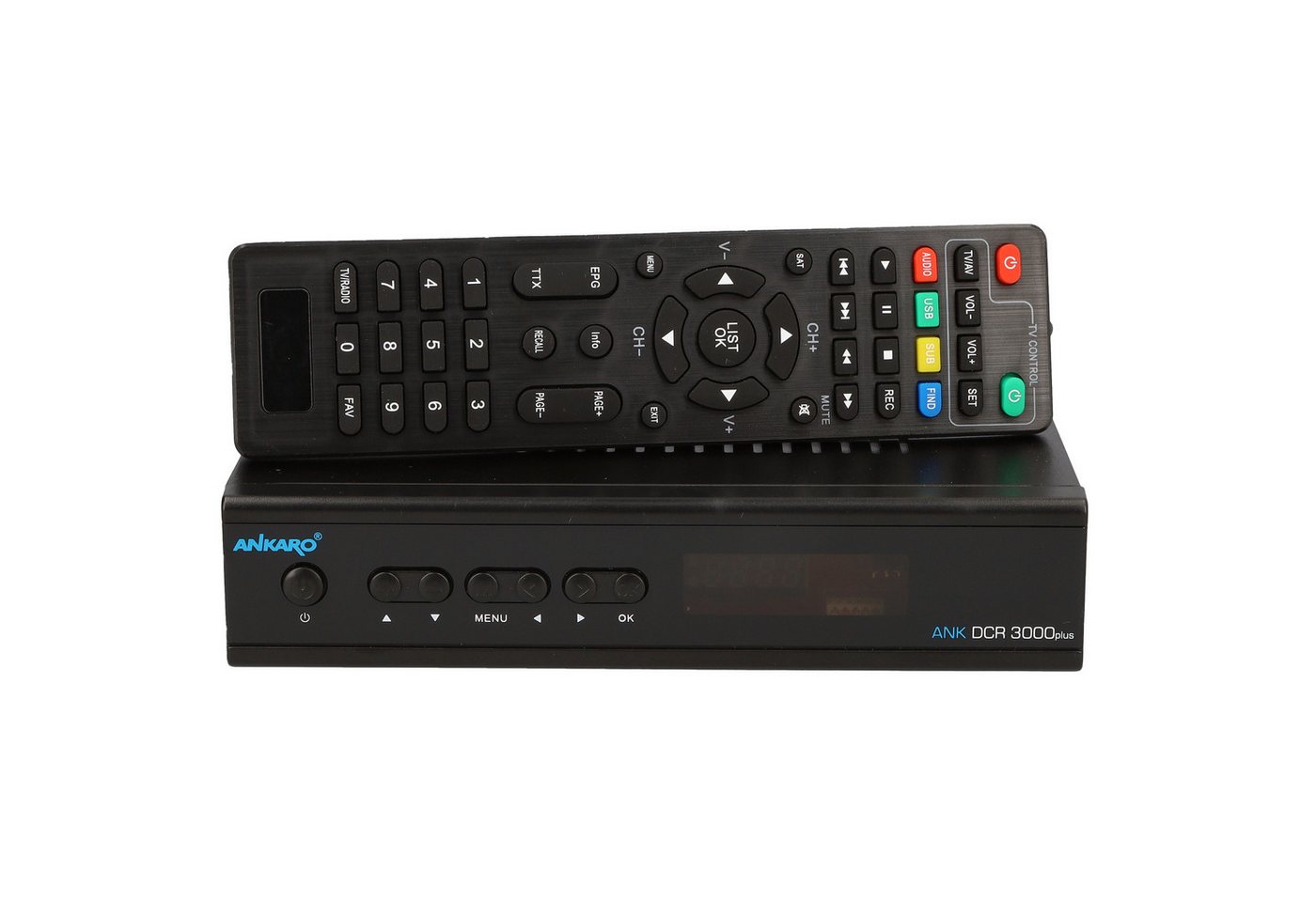 Ankaro ANKARO DVB-C HDTV-Receiver DCR 3000plus Kabel-Receiver von Ankaro