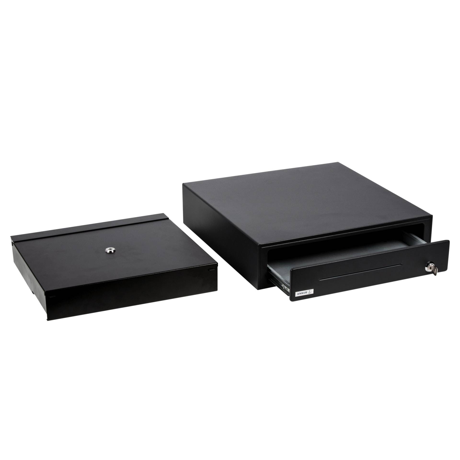 ANKER - Cash insert lockable lid - RAL 7021, schwarz/anthrazit-grau - für MDX 16 Push (29101.102-0904) von Anker
