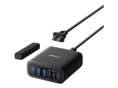 ANKER DeskCharger 6-in-1 112W 3A3C black ANKER DeskCharger 6-in-1 112W 3A3C black von Anker