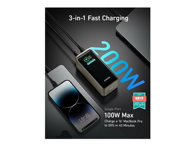 ANKER Prime PowerBank 20.000mAh (200W) von Anker