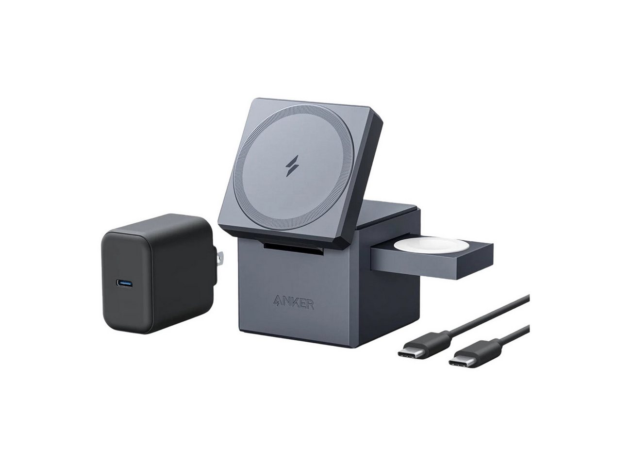 Anker 3-in-1 Cube with MagSafe Universal-Ladegerät Anker 3-in-1 Cube with MagSafe Universal-Ladegerät von Anker