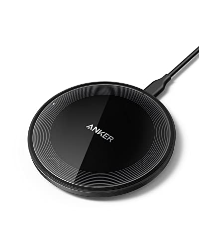 Anker 315 Wireless Charger (Ladepad), 10W Höchstleistung, Kompatibel mit iPhone 15 14 13 12 Series, Samsung S22, AirPods Pro 2, Samsung Buds, Google Buds und mehr (Ohne Netzteil) von Anker