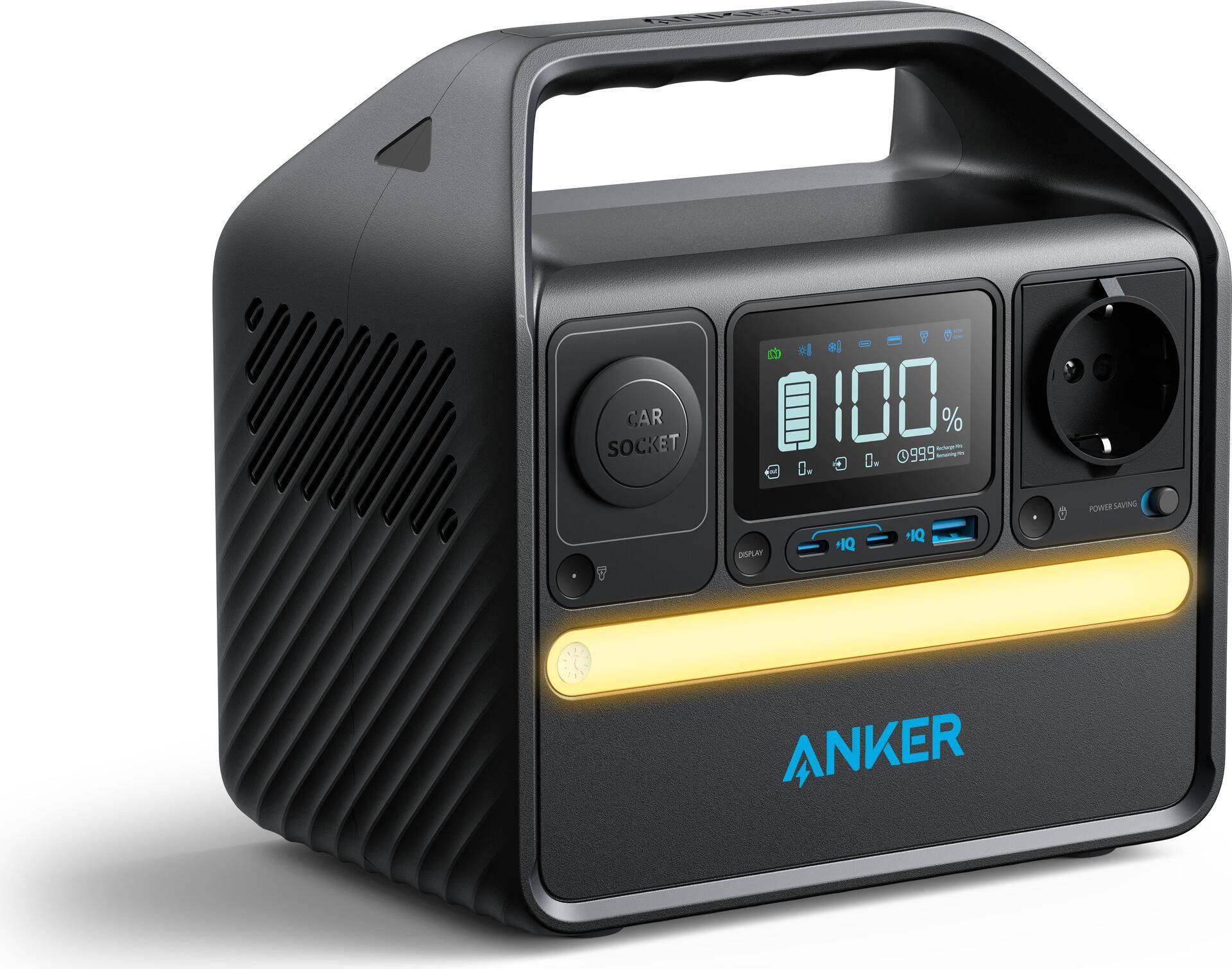Anker 522 Tragbare Power Station 6 Lithium-Eisen-Phosphat (LiFePO4) 600 W (A1721311) von Anker