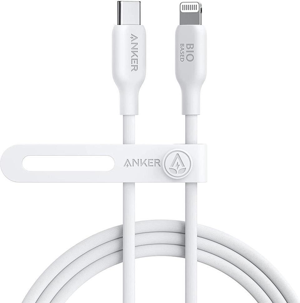 Anker 541 - 1,8 m - Lightning - USB C - Männlich - Männlich - Weiß (A80A2G21) von Anker