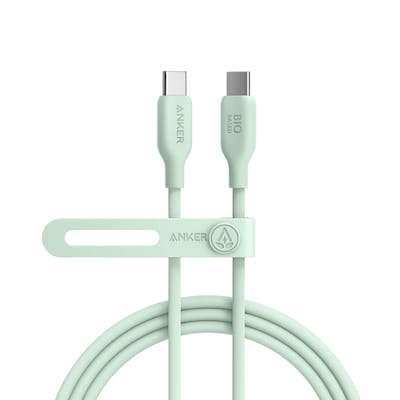 Anker 543 Eco-friendly Bio-TPU-Kabel USB-C zu USB-C 1,8m grün Anker 543 Eco-friendly Bio-TPU-Kabel USB-C zu USB-C 1,8m grün von Anker