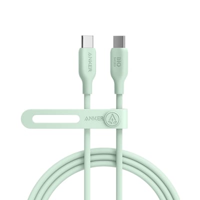 Anker 543 Eco-friendly Bio-TPU-Kabel USB-C zu USB-C 1,8m grün von Anker