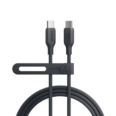 Anker 543 Eco-friendly Bio-TPU-Kabel USB-C zu USB-C 1,8m schwarz von Anker