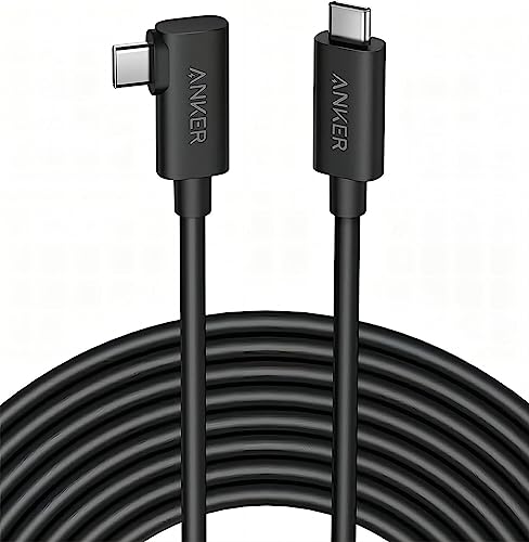 Anker 712 USB-C auf USB-C Cable (4,8m Glasfaser), 10 Gbit/s High-Speed Datenübertragung, USB-C Ladekabel kompatibel mit Oculus Quest 2 VR Headset und USB-C Anschluss für Gaming PC von Anker