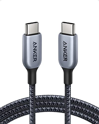 Anker 765 USB-C Kabel (140W 180cm), USB 2.0 Schnellladeleistung für MacBook Pro 2021, iPad Pro, iPad Air 4, Samsung Galaxy S21, Pixel, und mehr, mit Tablet von Anker