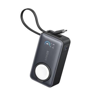 Anker A1657 Magnetische kabellose PowerBank Apple Watch 10.000mAh 5W mit USB-C schwarz Anker A1657 Magnetische kabellose PowerBank Apple Watch 10.000mAh 5W mit USB-C schwarz von Anker