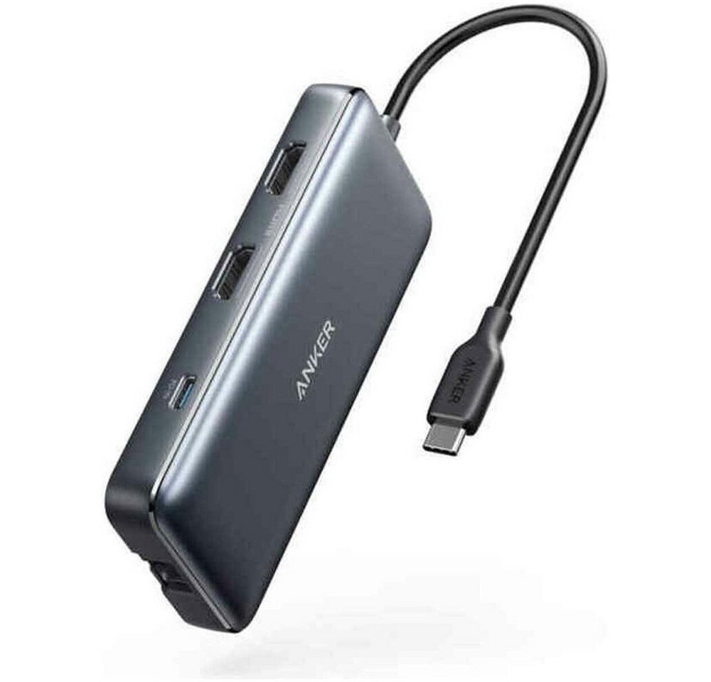 Anker Anker PowerExpand 8-in-1 USB-C Adapter USB-Adapter HDMI, HDMI Splitter 1:8, USB 3.0, kompakte Bauweise Anker Anker PowerExpand 8-in-1 USB-C Adapter USB-Adapter HDMI, HDMI Splitter 1:8, USB 3.0, kompakte Bauweise von Anker