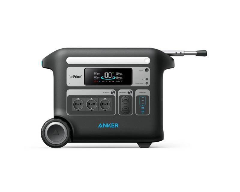 Anker Anker SOLIX F2000 Tragbare Powerstation - 2048Wh, 2300W Powerstation Anker SOLIX F2000 PowerStation F2000 (5-240 V, 1 St), GaNPrime Technologie für schnelles und effizientes Laden von Anker