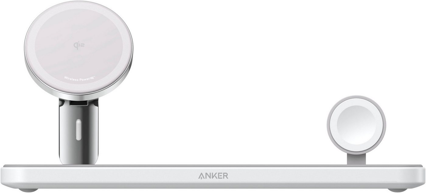 Anker Charger MagGo Magnetic Wireless Charger 15W 3-in1 Pad EU Plug Ladestation Anker Charger MagGo Magnetic Wireless Charger 15W 3-in1 Pad EU Plug Ladestation von Anker