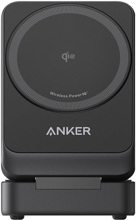 Anker Innovations Anker MagGo - Kabelloses Ladegerät - 3-in-1, foldable - 15 Watt (24 pin USB-C) (B2557311) von Anker