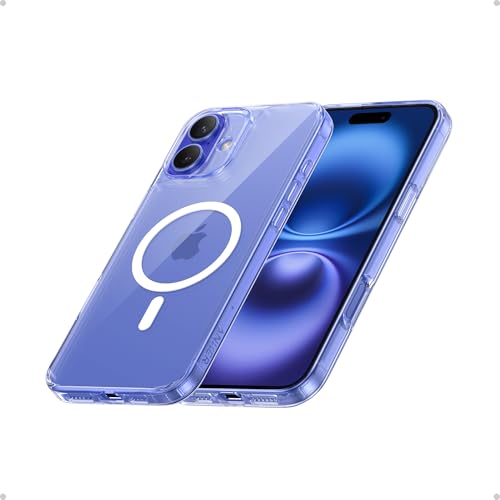 Anker MagGo Clear magnetisches Case für iPhone 16, Ultra-dünne und langlebige Schutzhülle, iPhone Case kompatibel mit MagSafe, transparente Hülle exklusiv hergestellt für iPhone 15 Anker MagGo Clear magnetisches Case für iPhone 16, Ultra-dünne und langlebige Schutzhülle, iPhone Case kompatibel mit MagSafe, transparente Hülle exklusiv hergestellt für iPhone 15 von Anker