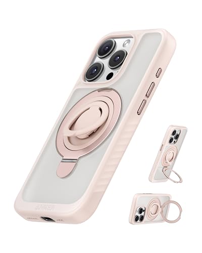 Anker MagGo Magnetische Hülle, Weiche 360° Silikonring Halterung für iPhone 15 Pro Max, Dünn und strapazierfähig, Kompatibel mit MagSafe, Schutzhülle, 2-in-1 stoßfestes Design, Nur für iPhone15 ProMax von Anker