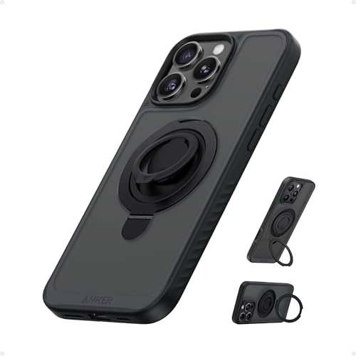 Anker MagGo Magnetische Hülle, Weiche 360° Silikonring Halterung für iPhone 16 Pro Max, Dünn und strapazierfähig, Kompatibel mit MagSafe, Schutzhülle, 2-in-1 stoßfestes Design, Nur für iPhone16 ProMax Anker MagGo Magnetische Hülle, Weiche 360° Silikonring Halterung für iPhone 16 Pro Max, Dünn und strapazierfähig, Kompatibel mit MagSafe, Schutzhülle, 2-in-1 stoßfestes Design, Nur für iPhone16 ProMax von Anker