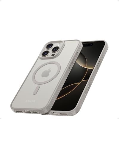 Anker MagGo Matt magnetische Handyhülle für iPhone 16 Pro Max, Ultra-schlanke, Kratzfeste und robuste Schutzhülle, iPhone Case kompatibel mit MagSafe, Mattes Case nur für iPhone 16 Pro Max Anker MagGo Matt magnetische Handyhülle für iPhone 16 Pro Max, Ultra-schlanke, Kratzfeste und robuste Schutzhülle, iPhone Case kompatibel mit MagSafe, Mattes Case nur für iPhone 16 Pro Max von Anker