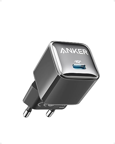 Anker Nano USB-C Ladegerät 20W, PIQ 3.0 Kompaktes strapazier fähiges Schnellladegerät, Anker Nano Pro Netzteil, Kompatibel mit iPhone 15/14/13/12 Serie, Pixel 4 / 3, iPad / iPad mini (Ohne Ladekabel) von Anker