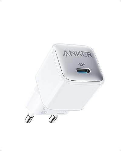 Anker Nano USB-C Ladegerät 20W, PIQ 3.0 Kompaktes strapazier fähiges Schnellladegerät, Nano Pro Netzteil, Kompatibel mit iPhone 15/14/13/12 Serie, Pixel 4 / 3, iPad / iPad mini (Ohne Ladekabel) von Anker