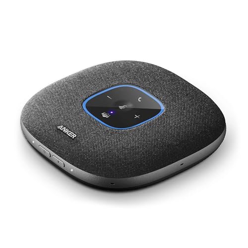 Anker PowerConf S3 MS Konferenzlautsprecher, MS Teams Zertifiziert, 6 Mikrofone, Optimiertes Voice Pickup, 24h Gesprächszeit, App-Steuerung, BT 5.3, USB C(Generalüberholt) von Anker